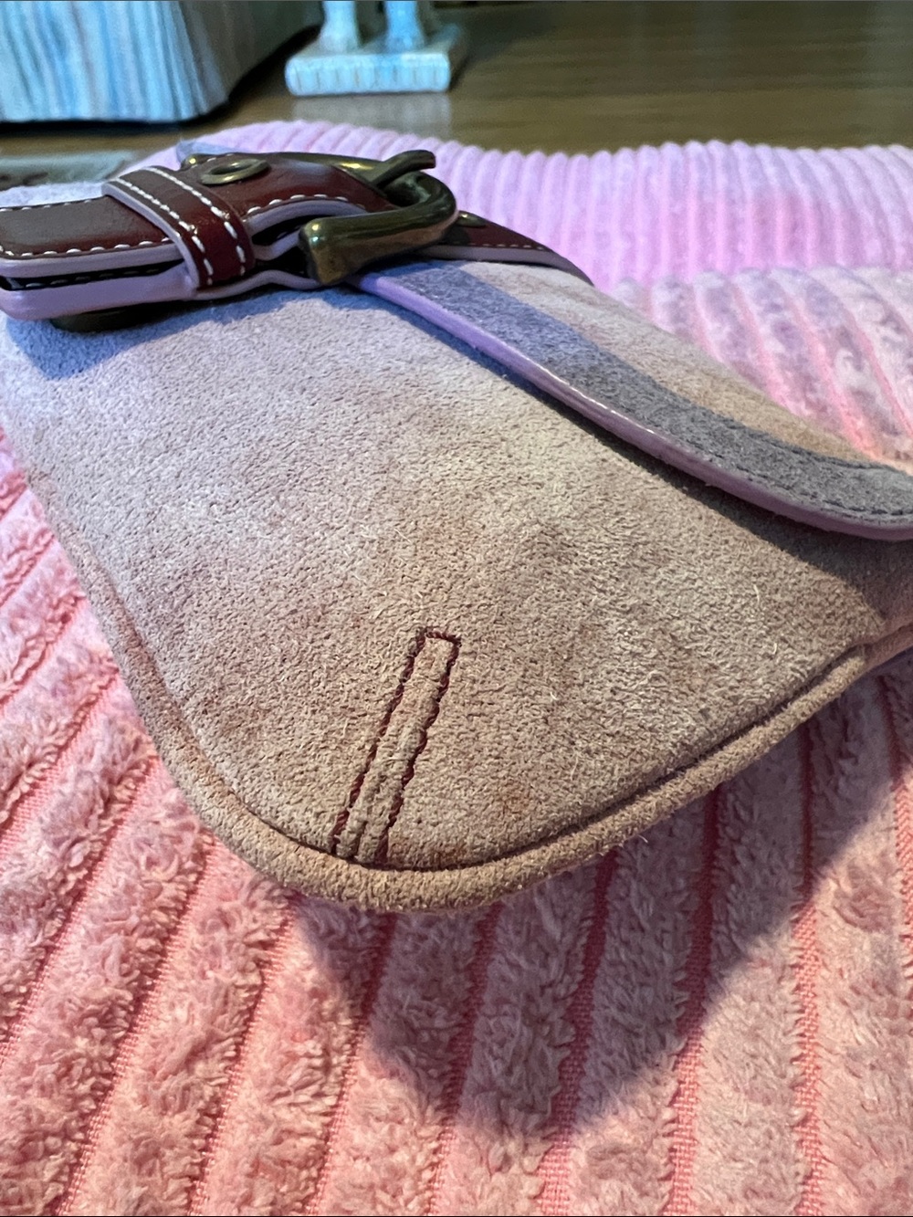Coach Y2K SoHo Suede Wristlet - Picture 11 of 16